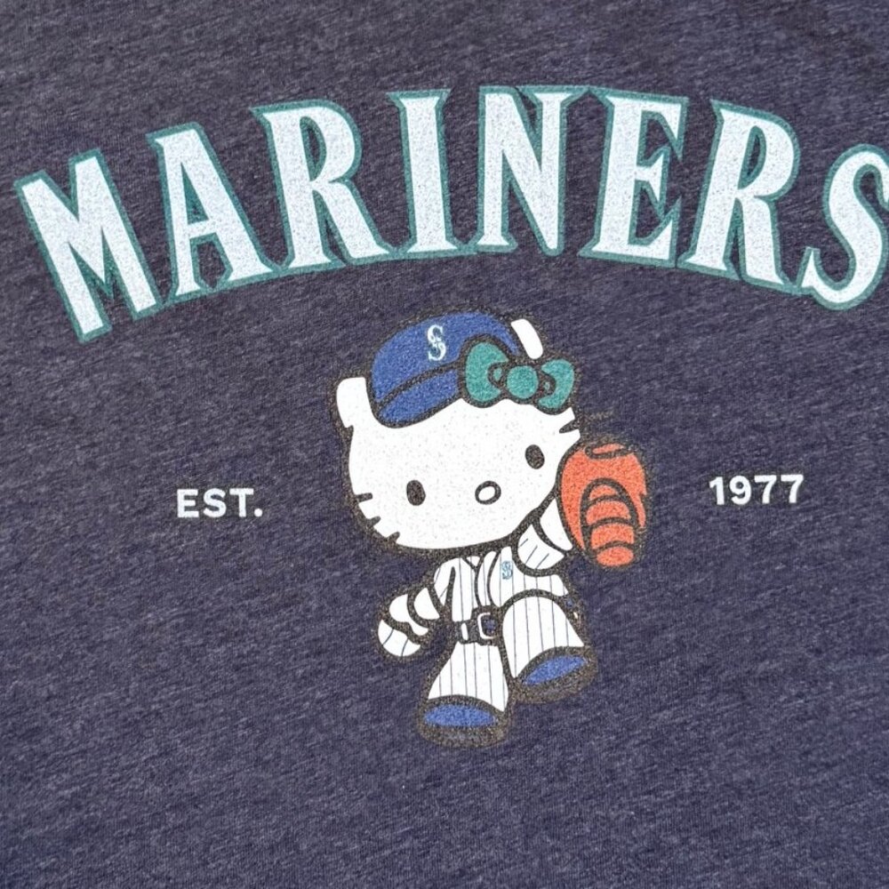 Mariners Hello Kitty Tee Shirt - Brand New XS - Picture 4 of 4
